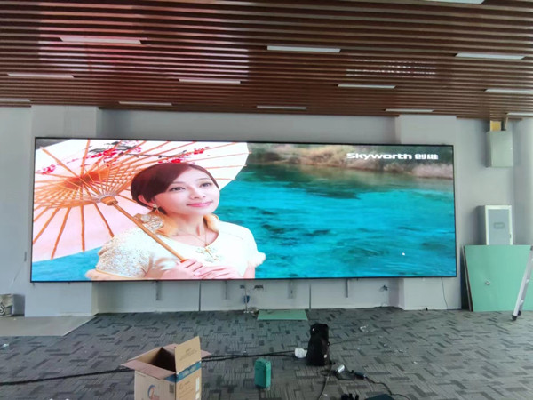 濮阳市P1.53led小间距屏安装案例